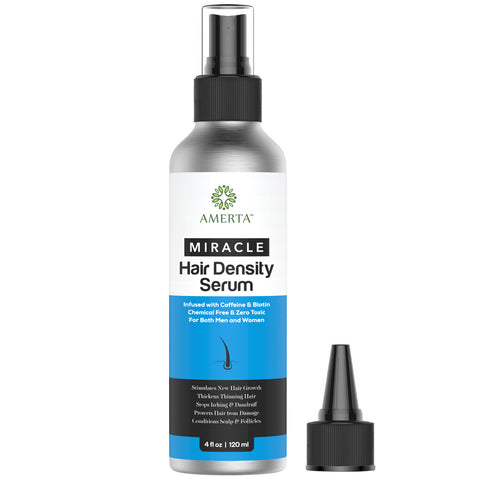 Amerta® All Natural Miracle Hair Density Serum with Caffeine and Biotin