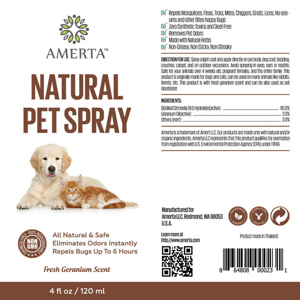 Marshall Pet Products Premium Natural Enzymatic Odor Remover and Deodorizer  Spray for Severe Odors, for Small Animals and Ferrets, 8 oz