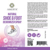 Amerta® All Natural Antibacterial Deodorizer for Shoes, Feet, and Sport Gear