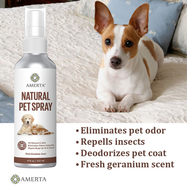 Amerta® Organic All Natural Pet Spray Odor Remover | Amerta