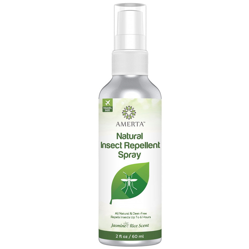 Amerta® All Natural Insect Repellent Spray, 2 oz Travel Size, DEET FREE