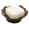 Amerta® Handcrafted Coconut Shell Soap Dish, Meadowfoam Flower